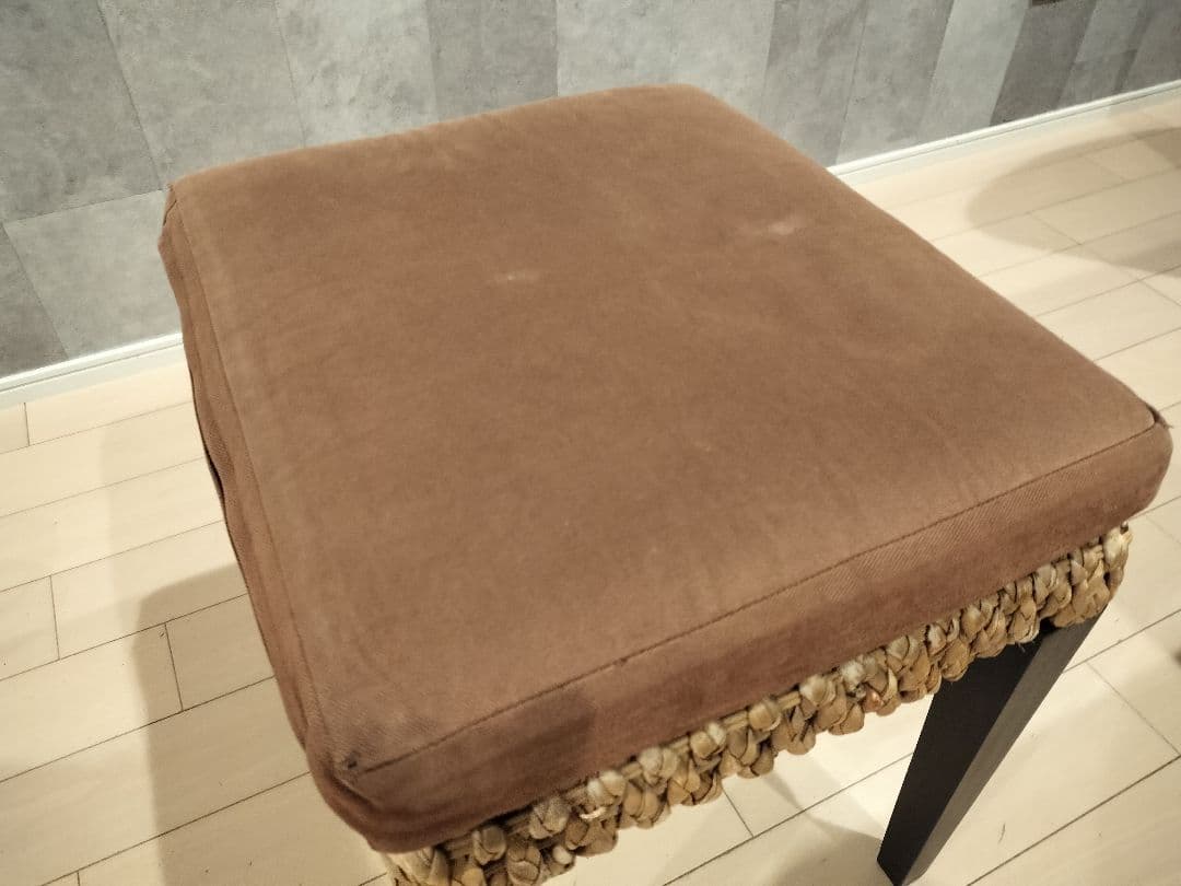 ウォーターヒヤシンス　2脚セット　スツール チェア レトロ/アジアンテイスト