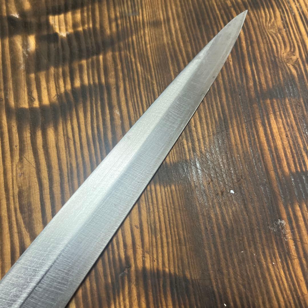 正本柳刃包丁 木製ハンドル ステンレス刃