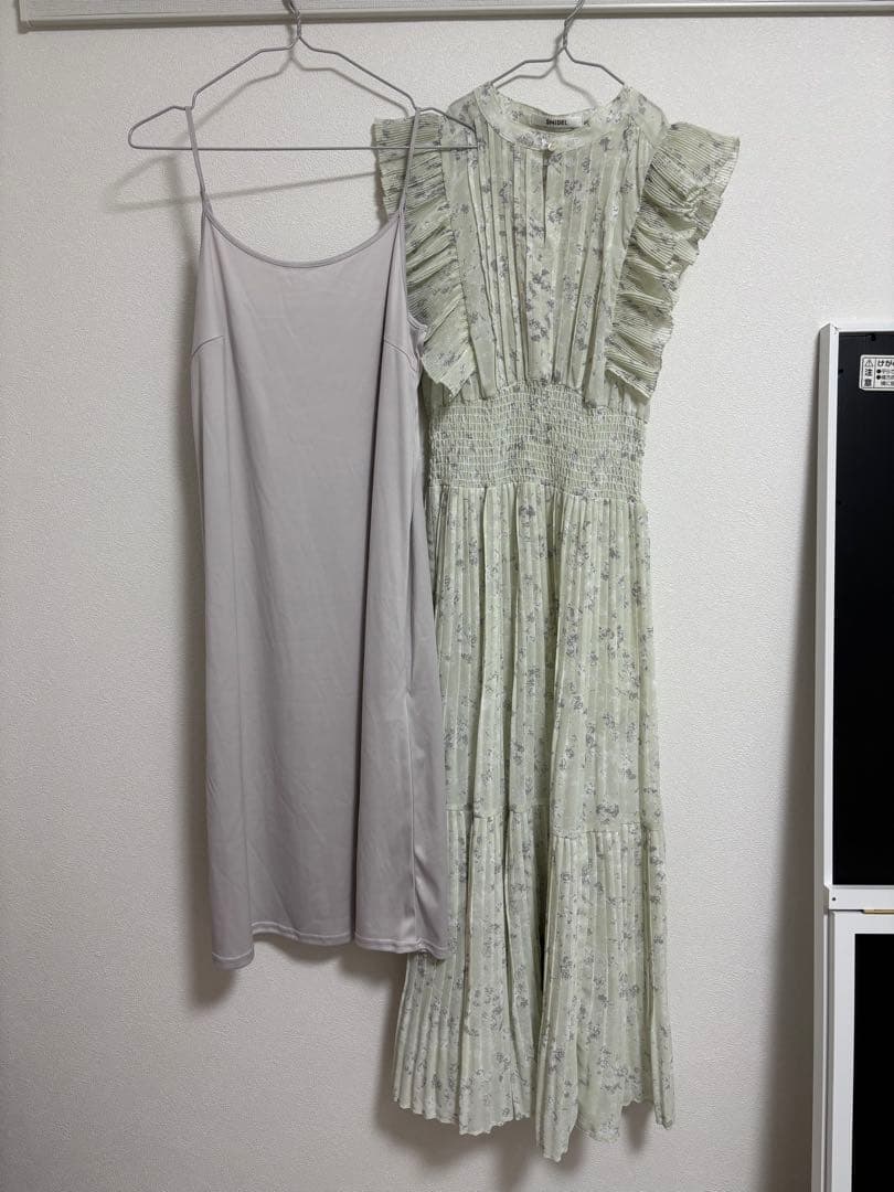 【正規品】snidel Sustainableフリルワンピース 0 MNT