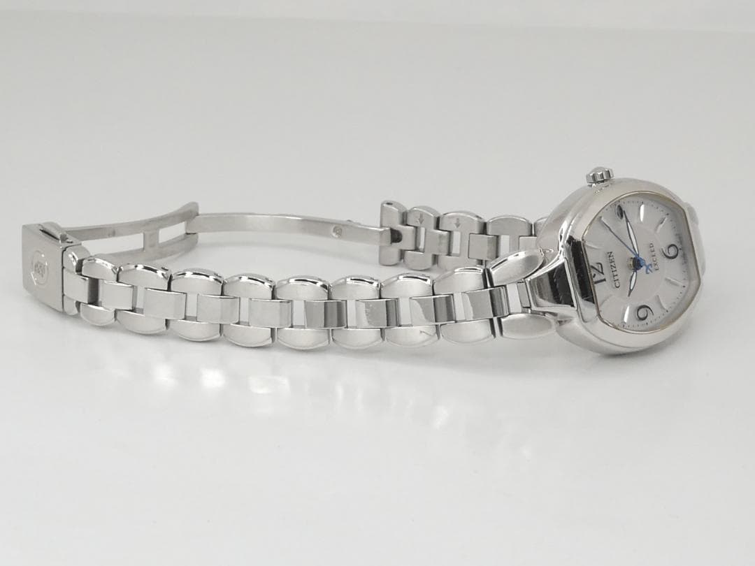 ✴美品稼働品 シチズン エクシード 電波ソーラー チタン トノー 15.5cm