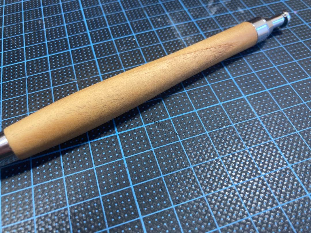 御蔵島 金桑 桑 木軸 シャーペン 野原工芸 こぶた工房 ウッドペンクラフト