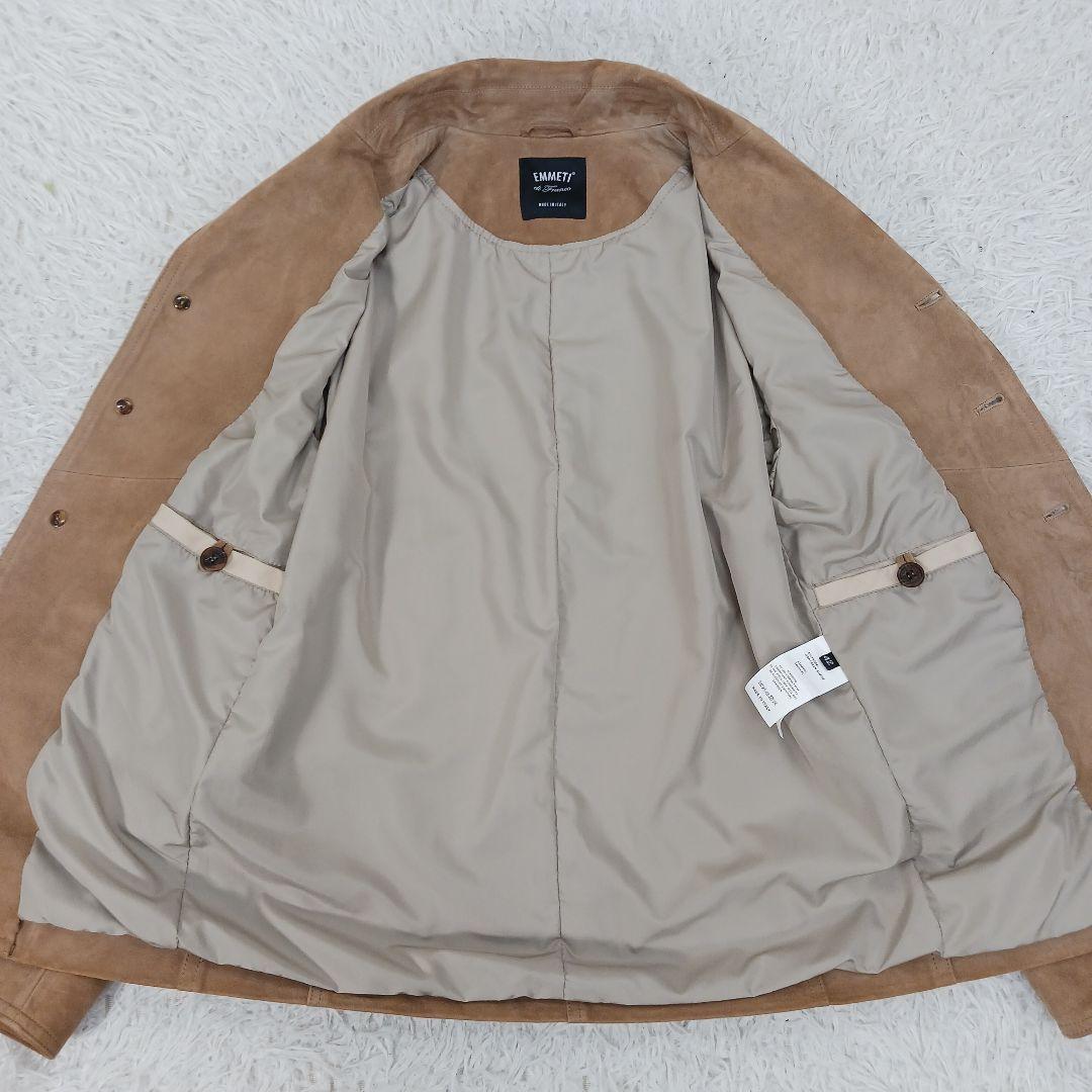 ✨極美品✨ EMMETI ゴートレザージャケット キャメル サイズ42