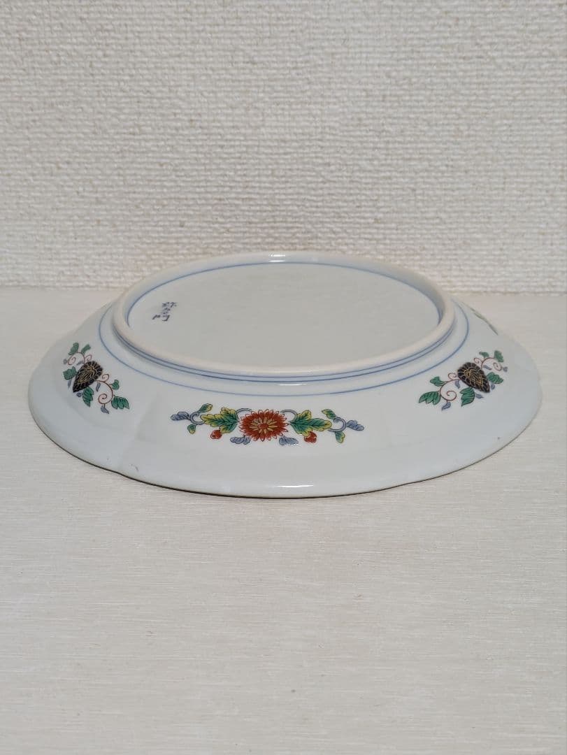 有田焼　弥左ヱ門窯　珈琲碗皿と中皿　錦山水　各5客セット　未使用美品