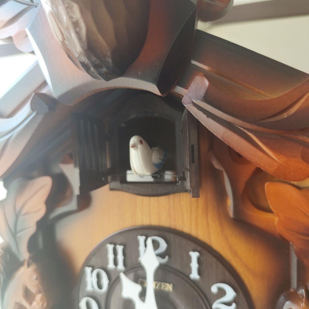 CITIZEN　シチズンクオーツ　4MJ-2 木製クク時計 1980年代