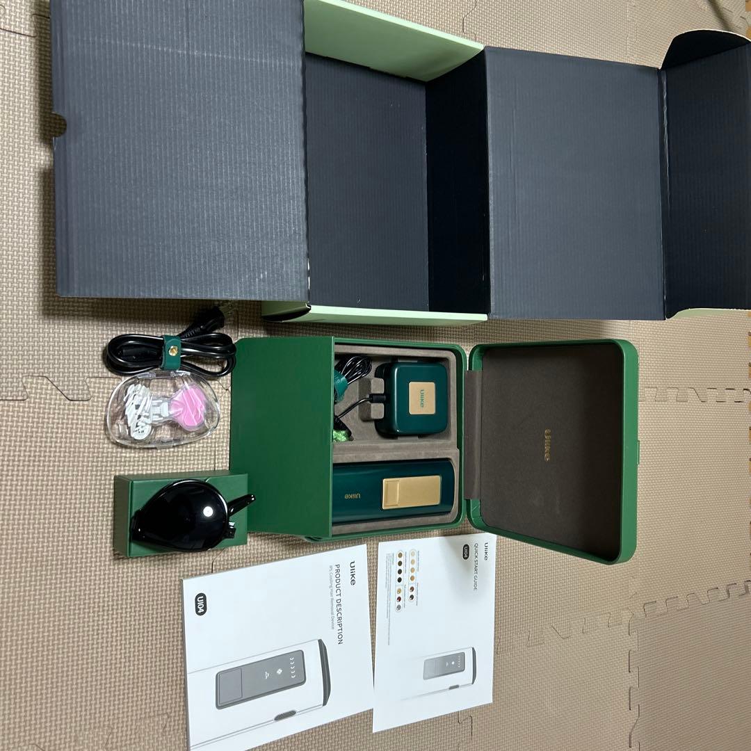 ULIKE 脱毛器 ワイヤレス充電式 グリーン
