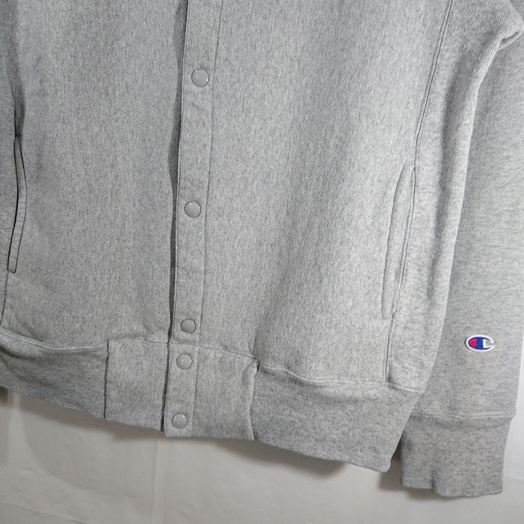 【赤タグ】USA製チャンピオンリバースウィーブスナップカーディガン/廃番/裏起毛