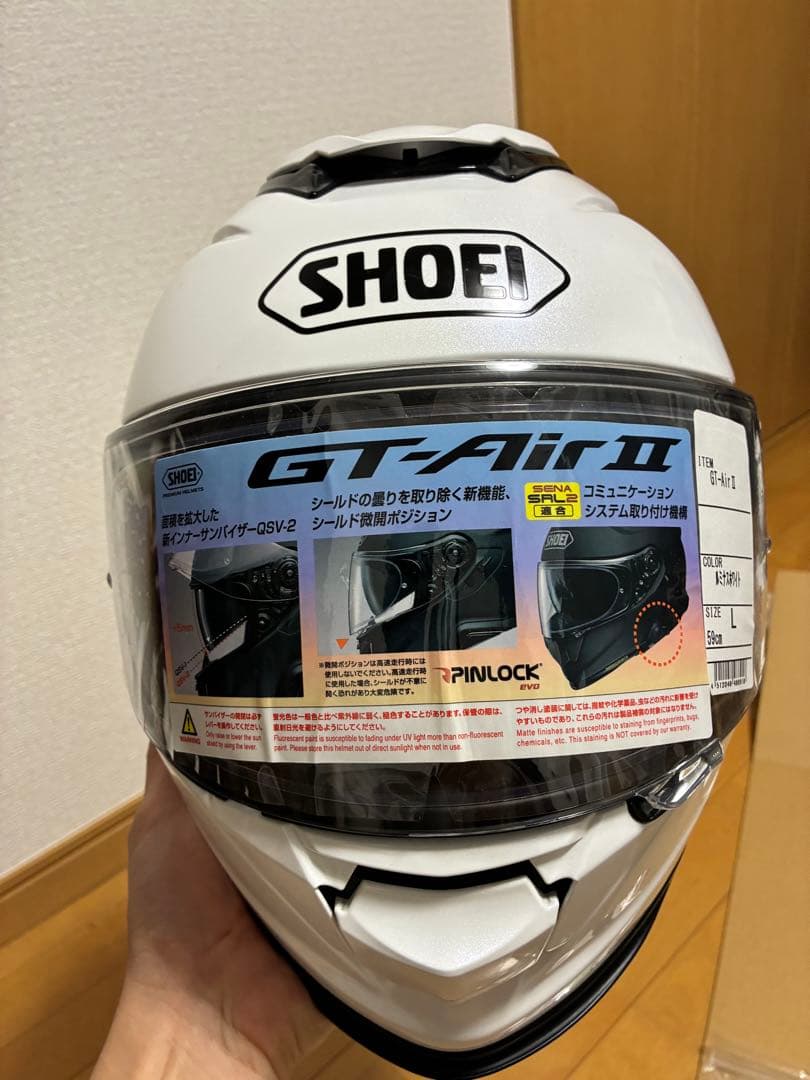 【即日発送】SHOEI GT-AIR2 Lサイズ ホワイト