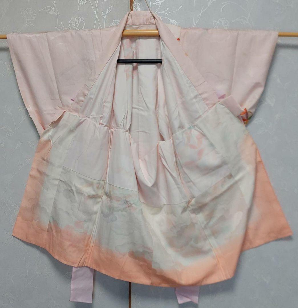 こちまる品です。NA643子供着物 正絹 七五三 お正月 着丈86裄丈45