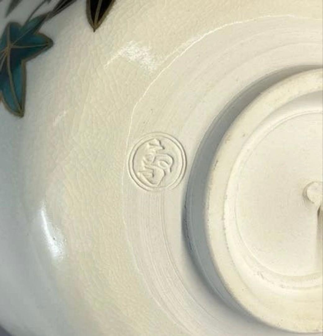 【中古品】茶道具　泉涌寺　山川敦司造　楓絵茶碗（共箱）