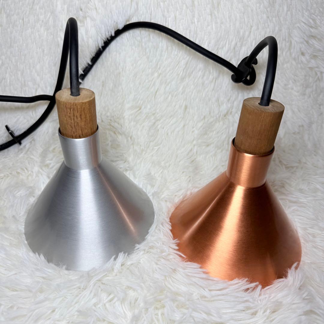 ディクラッセ　ペンダントライト エポカ　シルバー ブロンズ色 2個セット