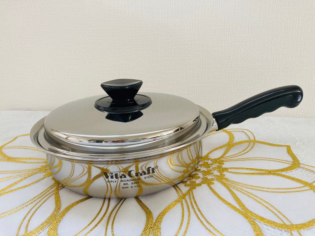 Vita Craft ビタクラフト　小フライパン（蓋付）　22cm　米国製
