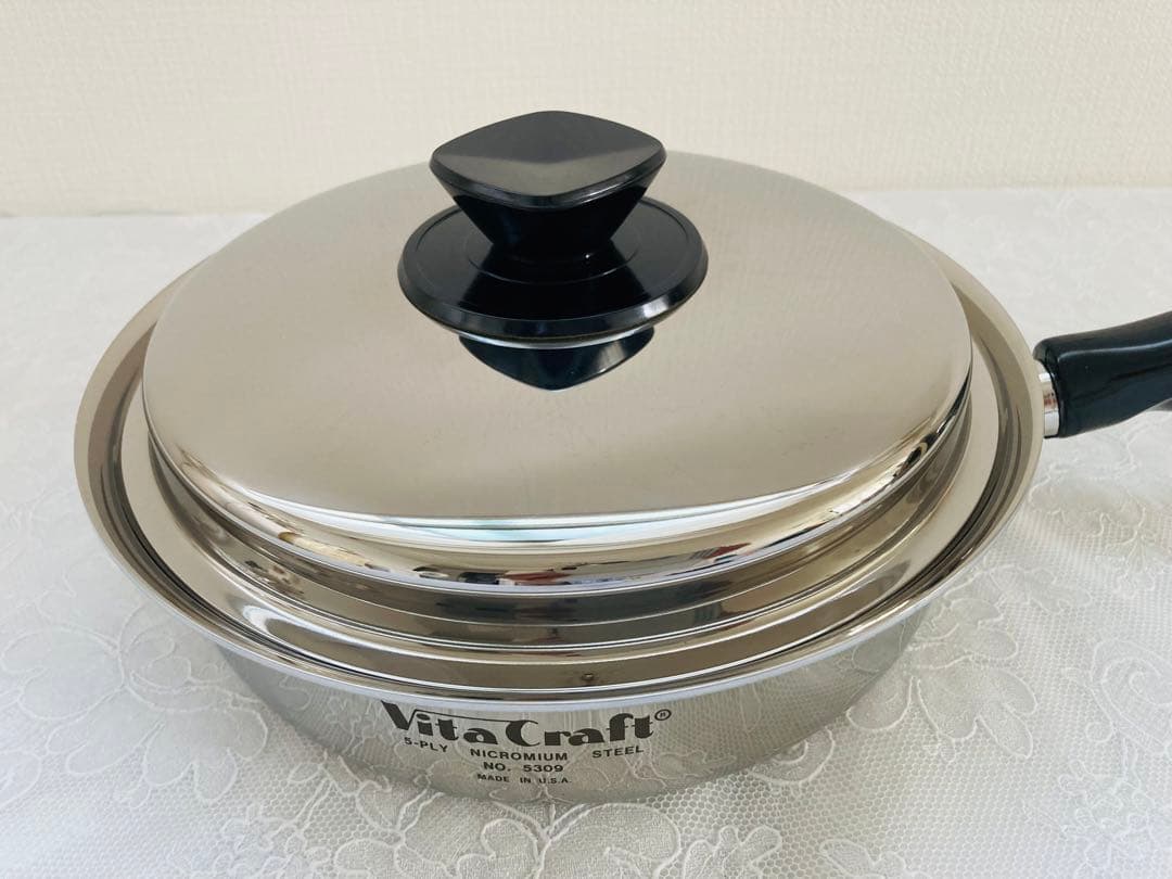 Vita Craft ビタクラフト　小フライパン（蓋付）　22cm　米国製