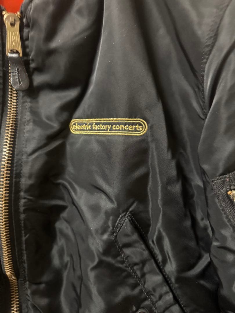 90s MA-1 フライトジャケット USA製 vintage alpha 刺繍