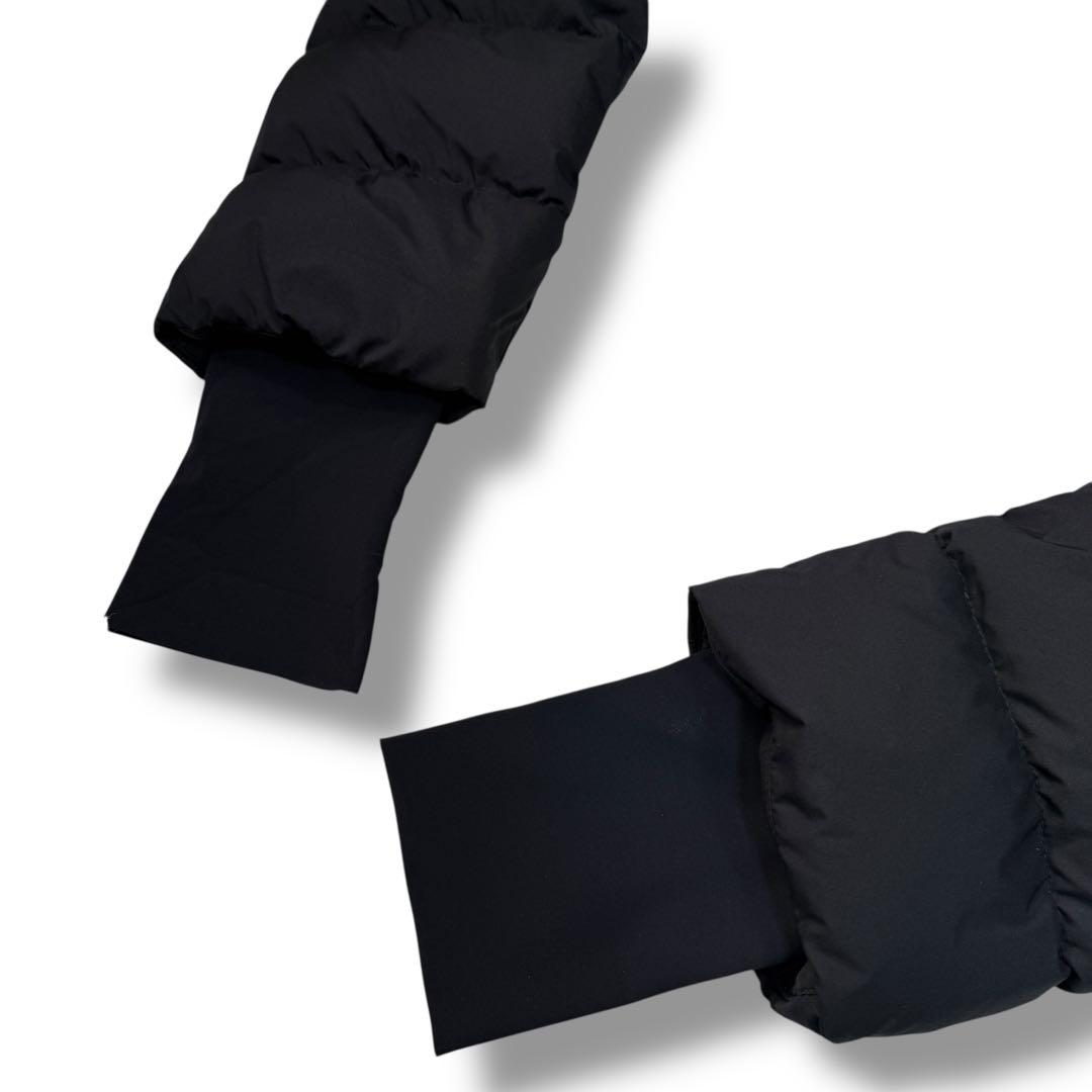 HERNO ラミナー ゴアテックス Aシェイプ フレア ダウンコート 48 黒