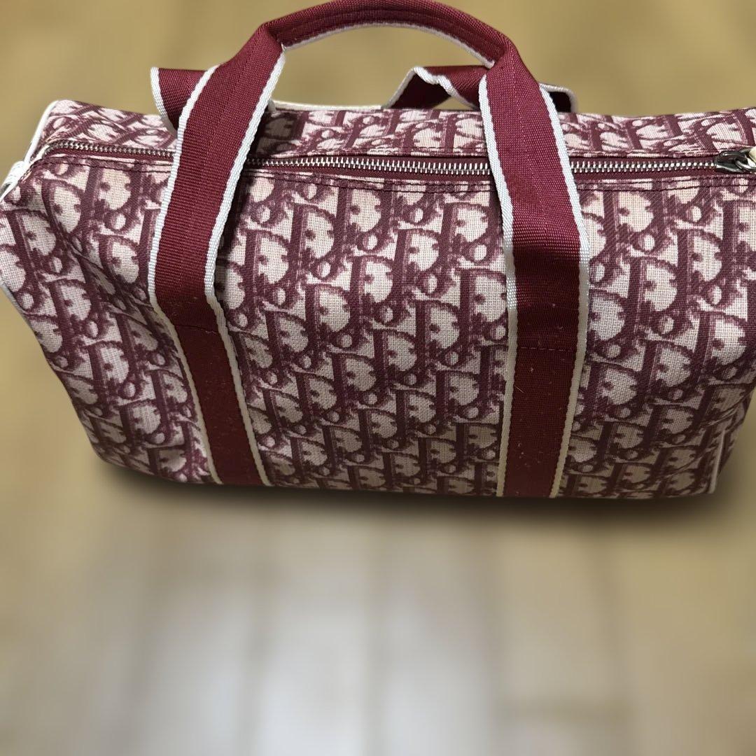 【美品】Christian Dior ディオール　ミニボストンバッグ