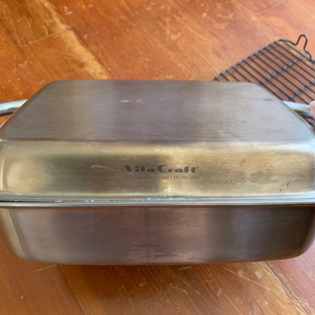 VitaCraft ステンレス深型グリルパン