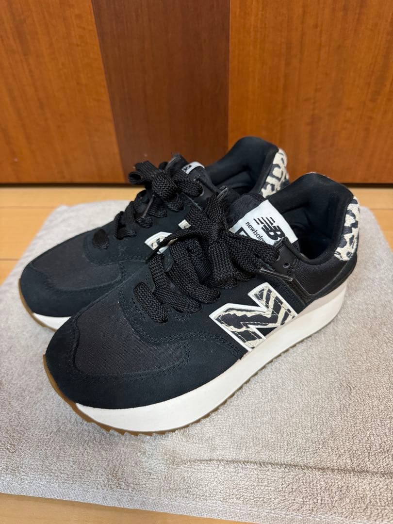 ニューバランス WL574ZDA 厚底 ゼブラ　23.5cm 限定品