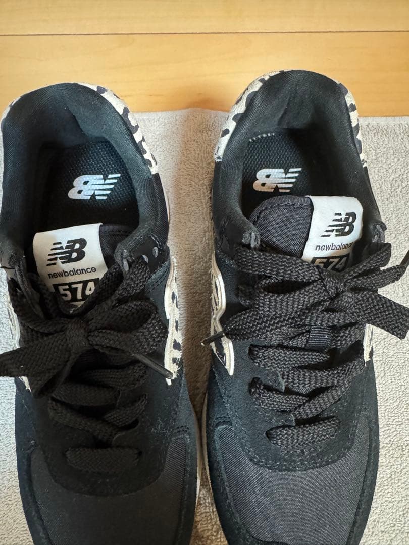 ニューバランス WL574ZDA 厚底 ゼブラ　23.5cm 限定品