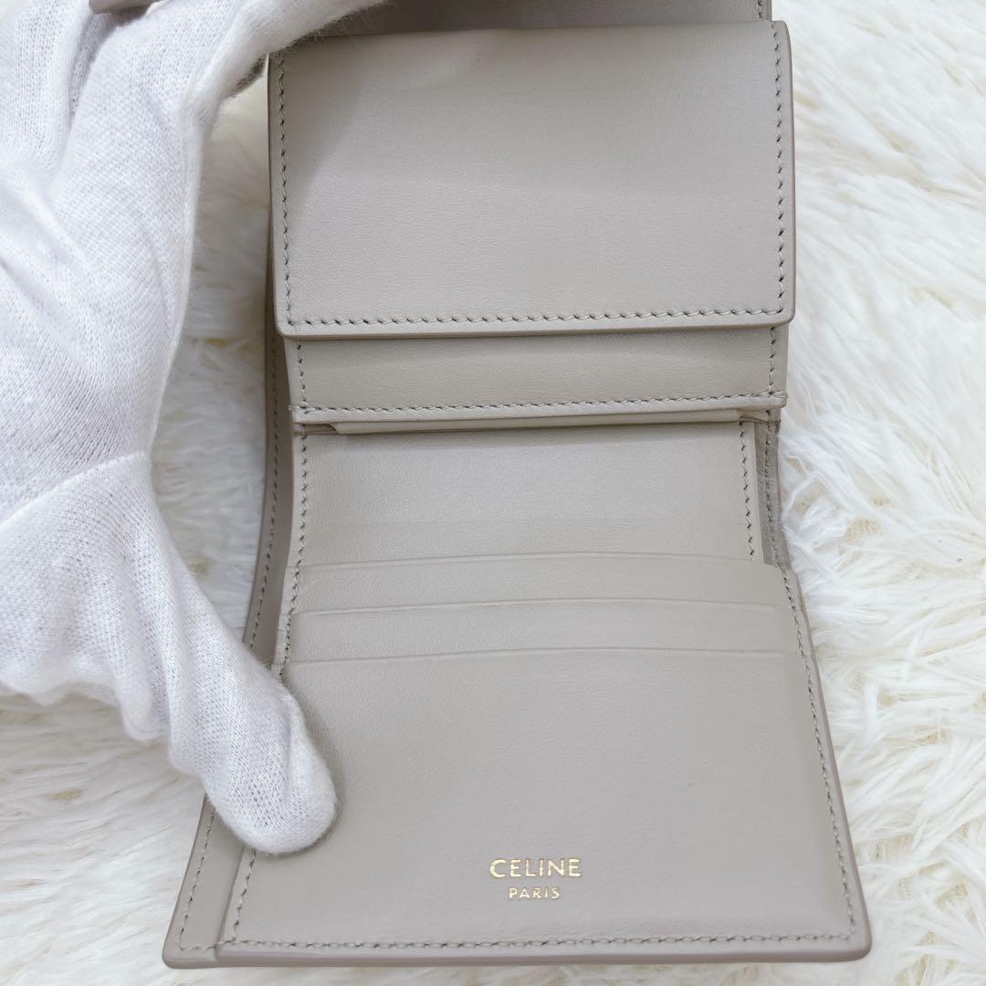 極美品✨CELINE スモールトリフォールドウォレット16 （セーズ）折り財布