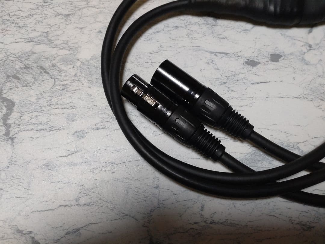 し*ん様 【新作】140段式カタパルト搭載　XLRケーブル ペア　約80cm