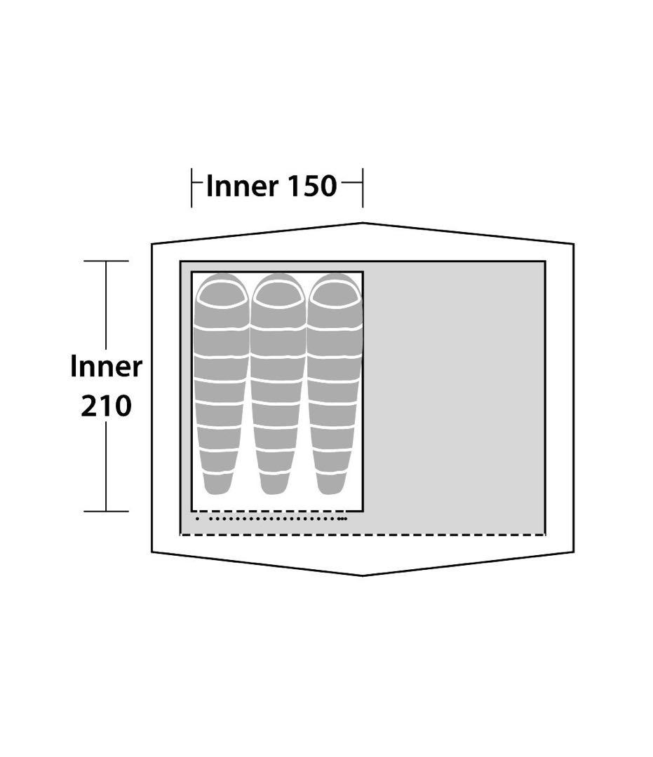 ROBENS （ローベンス）プロスペクター専用　インナーテント（S）