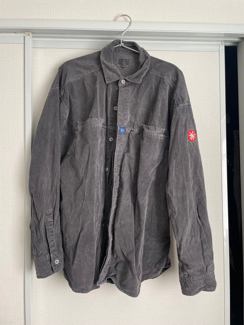 トップス C.E / OVERDYE CORD DESIGN BIG SHIRT M