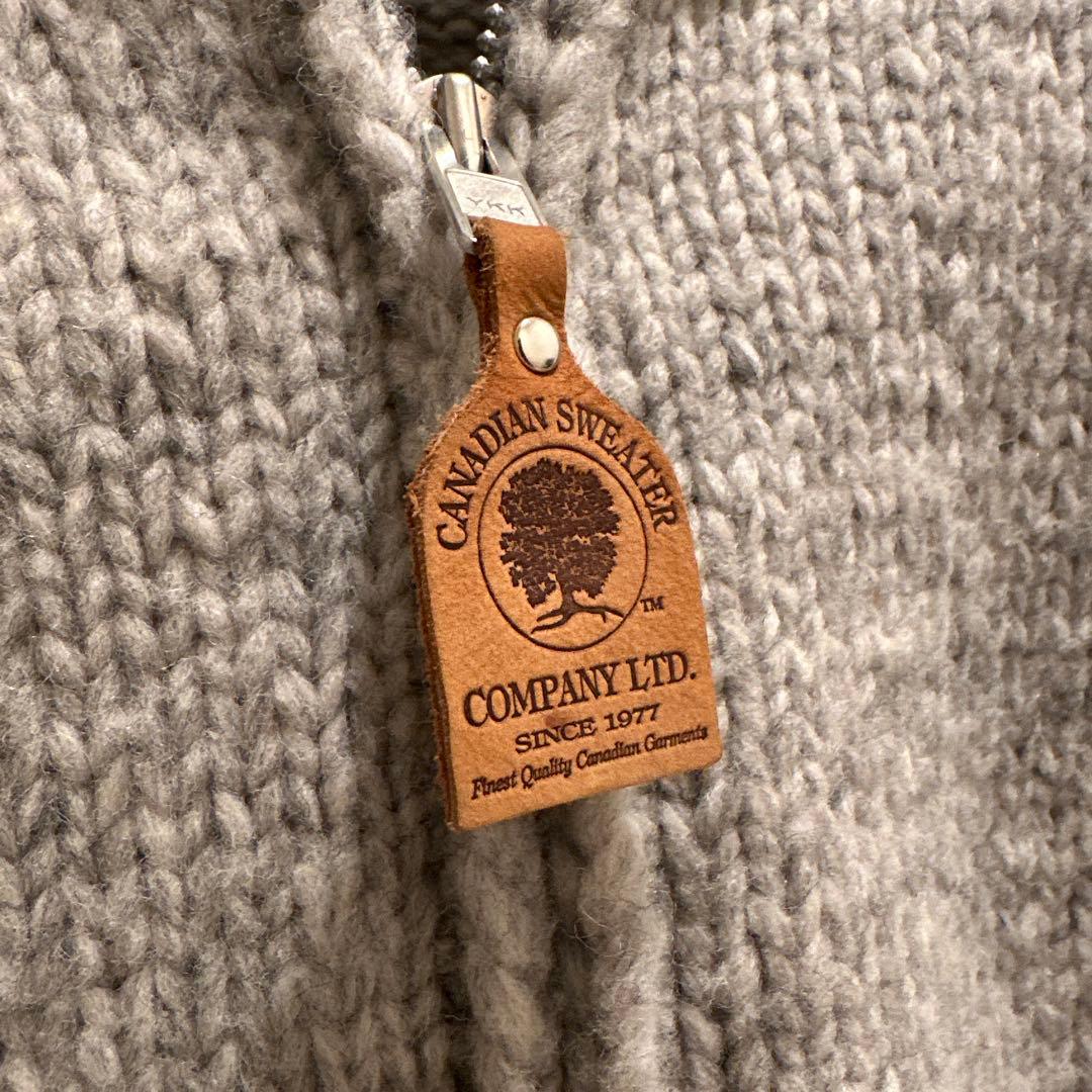 希少ロンハーマン CANADIAN SWEATER 100%ウール カーディガン