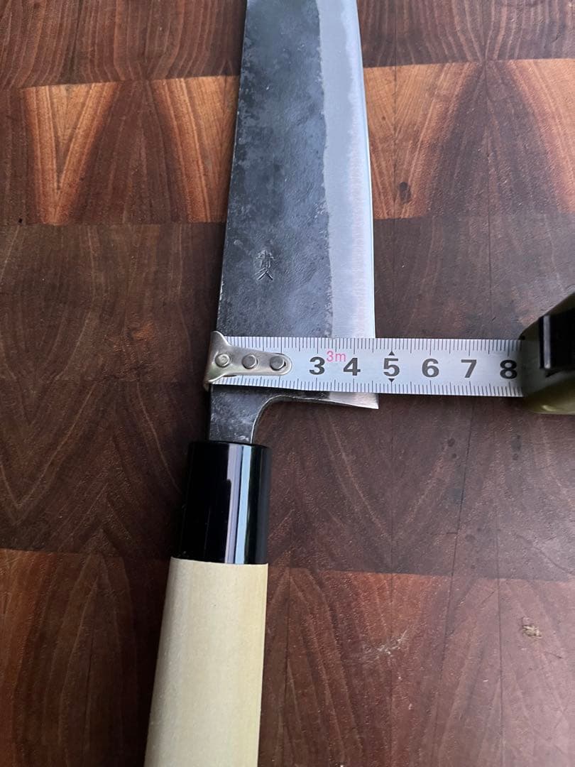 土佐打刃物　青2 和　牛刀　210mm 7寸　包丁　黒打ち　手打　未使用　青紙