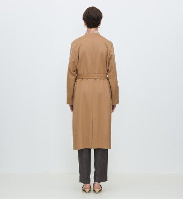 【美品】TOMORROWLAND ピュアカシミア100%コート黒 size 36