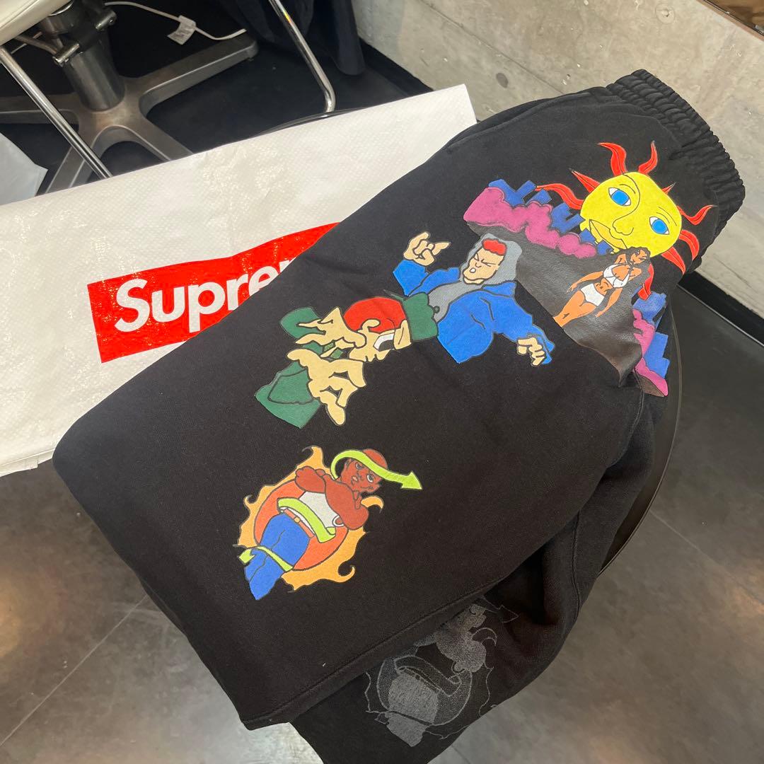 supreme スウェットパンツS美品
