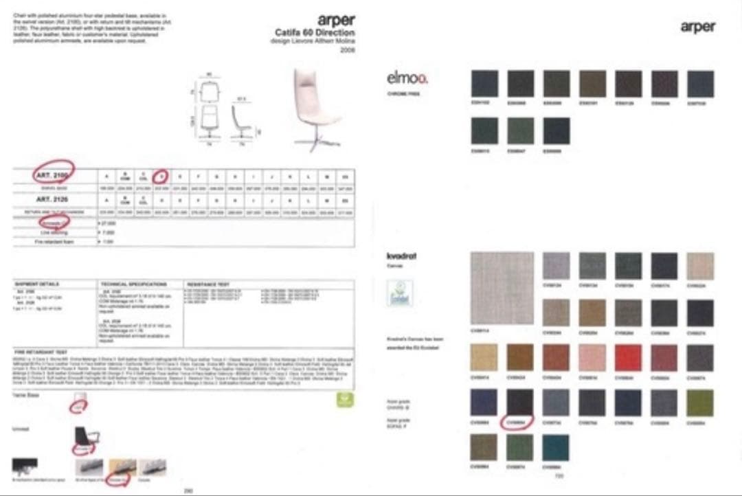 Arper Catifa チェアアルペール カティファ　アクタス