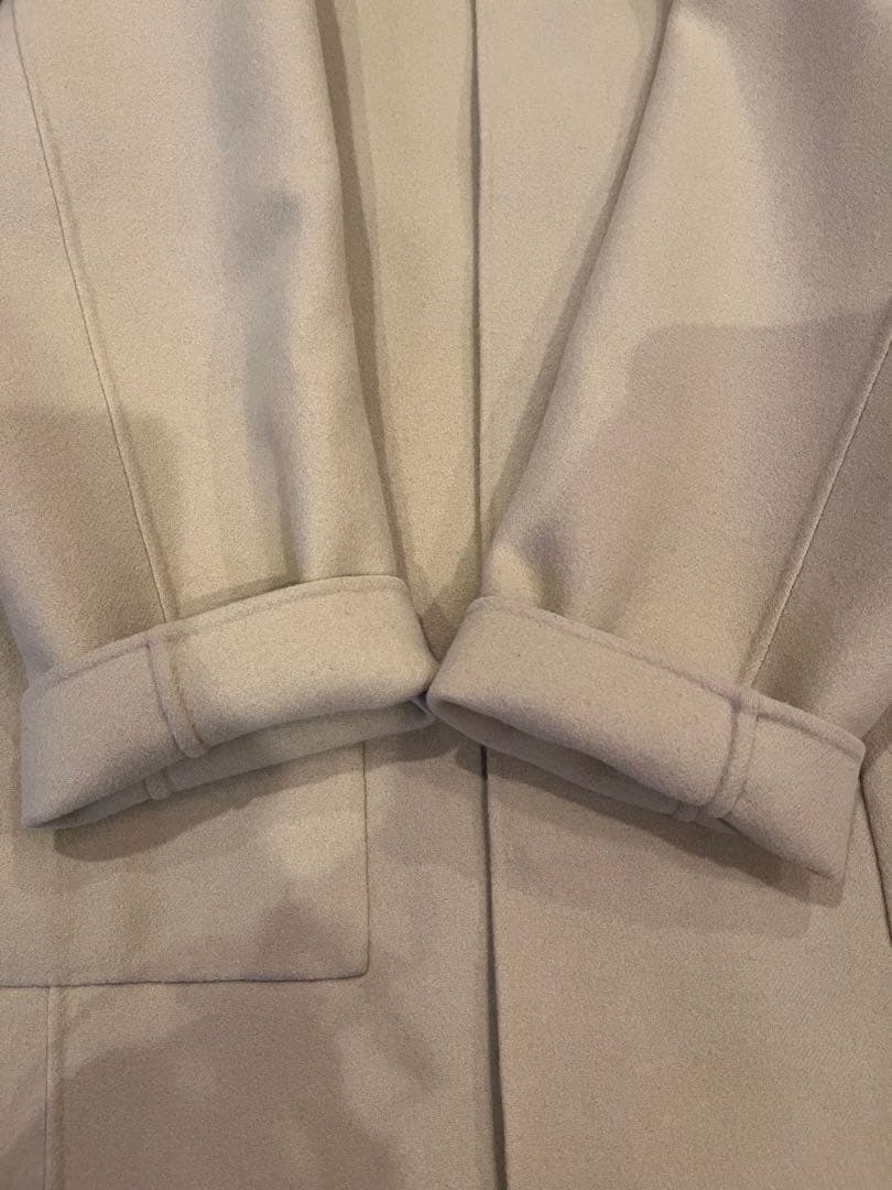 m*o様 ギャルリーヴィー　ベージュ フード付き ロングコート