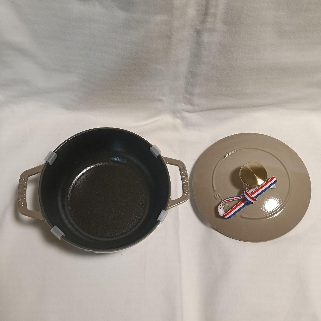 セール　Staub 鋳鉄鍋とグラタン皿　バッラリーニ　フライパンセット　保証書付