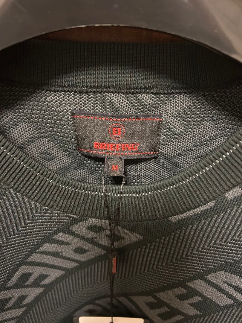 BRIEFING ブリーフィング　Mサイズ ブラック　ニット長袖　新品未使用