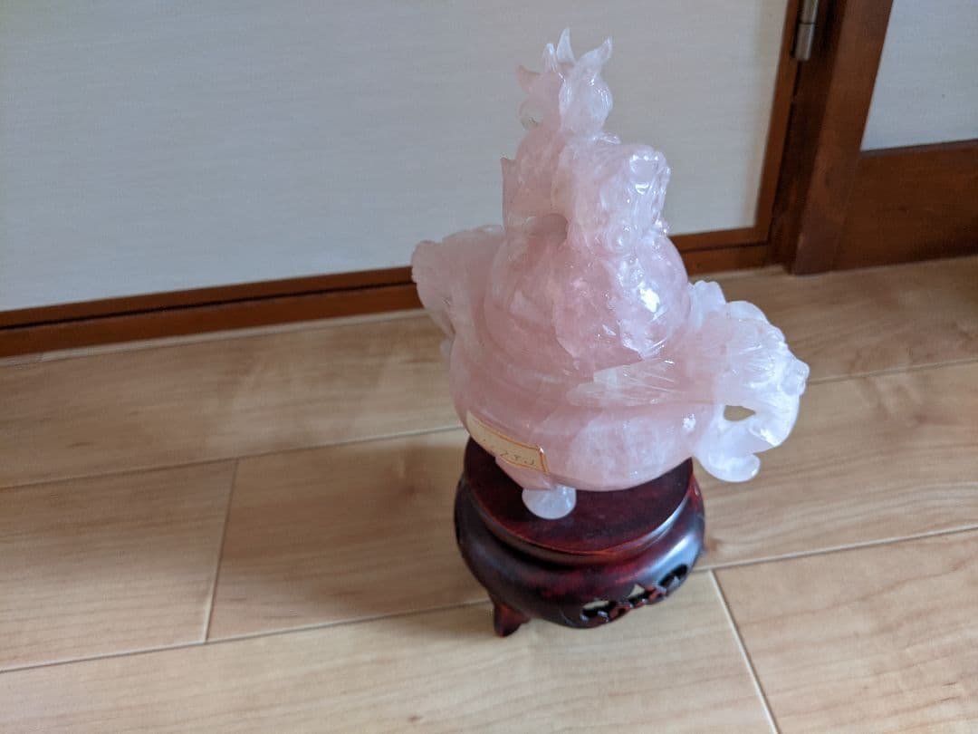 ★香炉 紅水晶 ローズクォーツ☆期間限定お値下げ☆