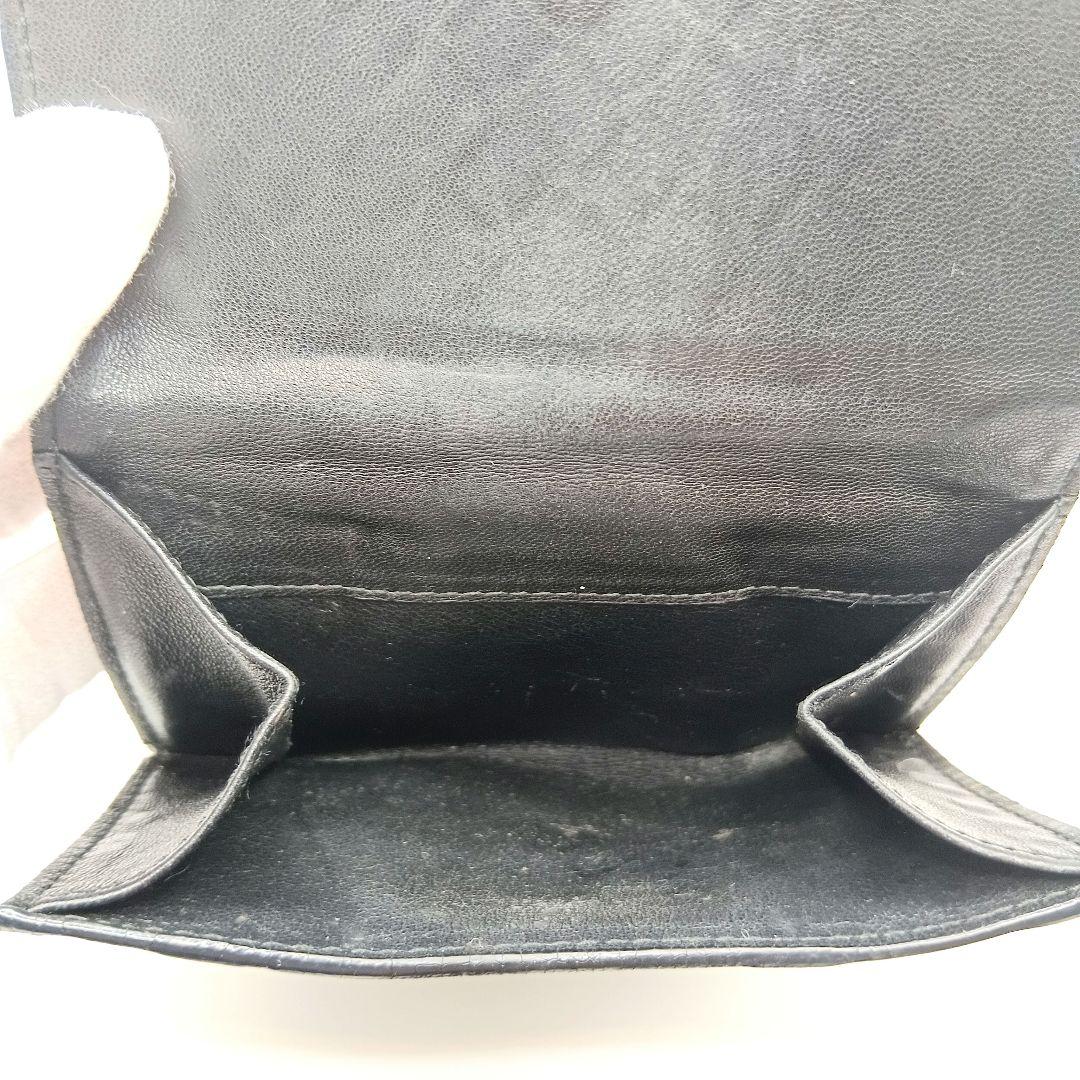 大人気✨️ボッテガヴェネタ 折り財布 イントレチャート Wホック ブラック