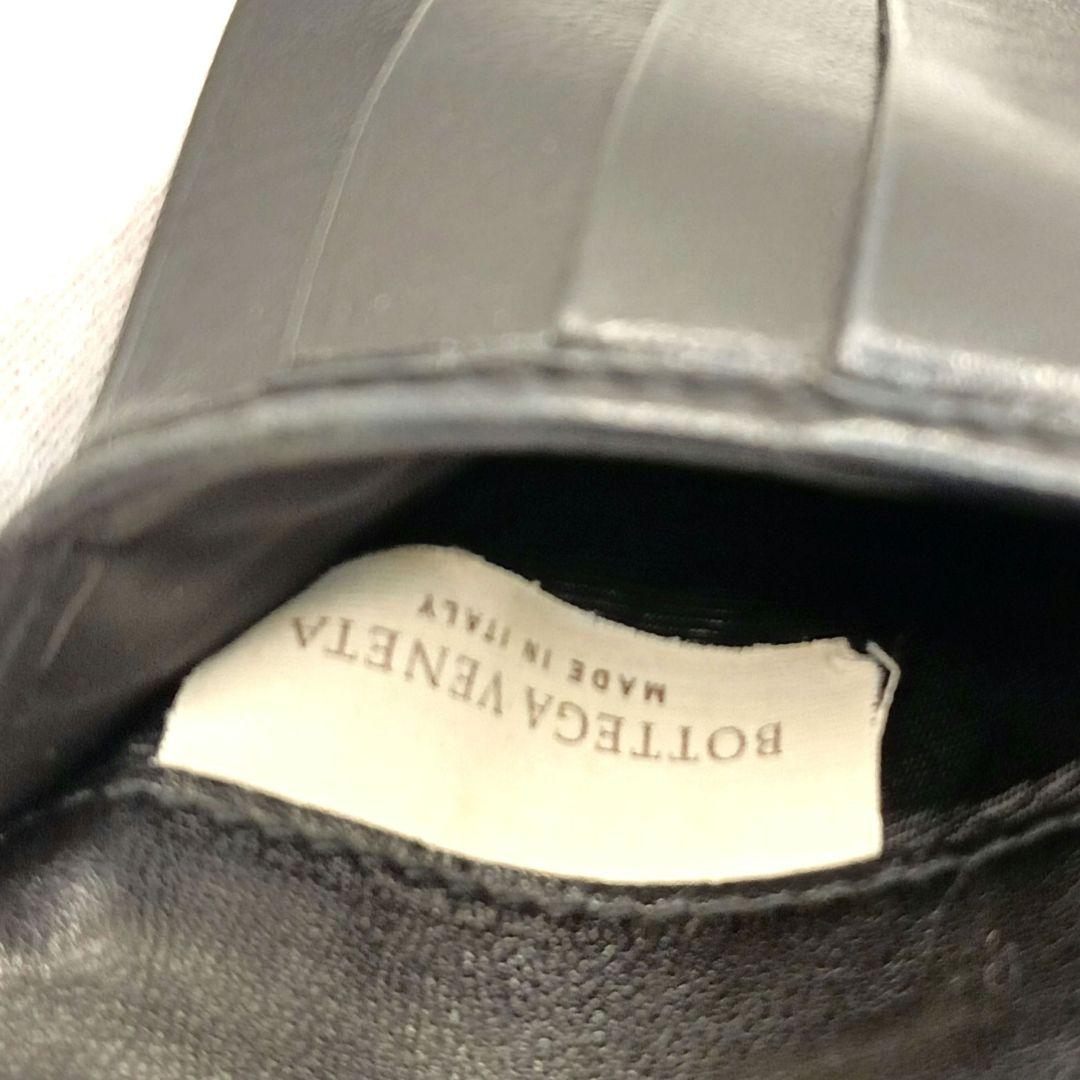 大人気✨️ボッテガヴェネタ 折り財布 イントレチャート Wホック ブラック