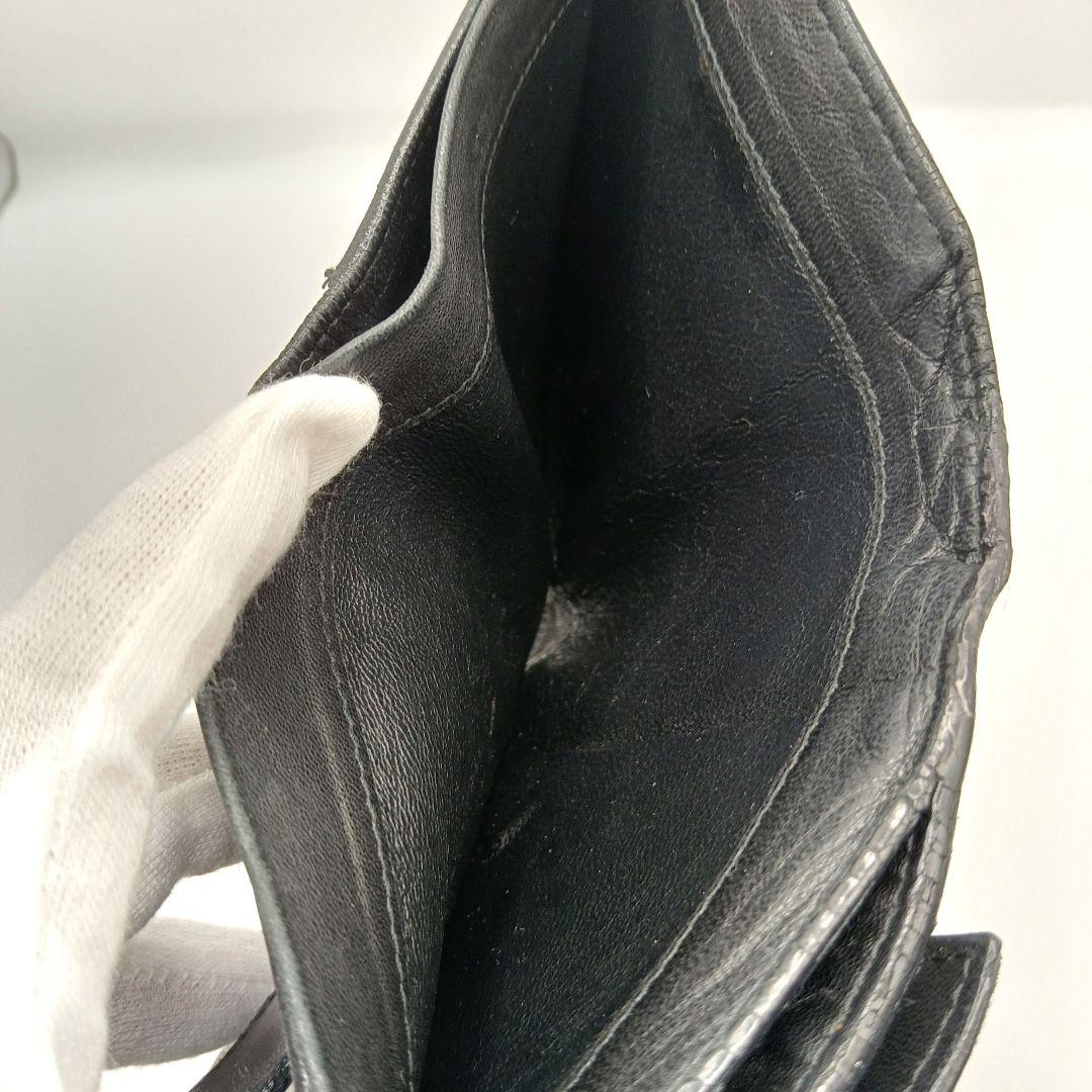 大人気✨️ボッテガヴェネタ 折り財布 イントレチャート Wホック ブラック