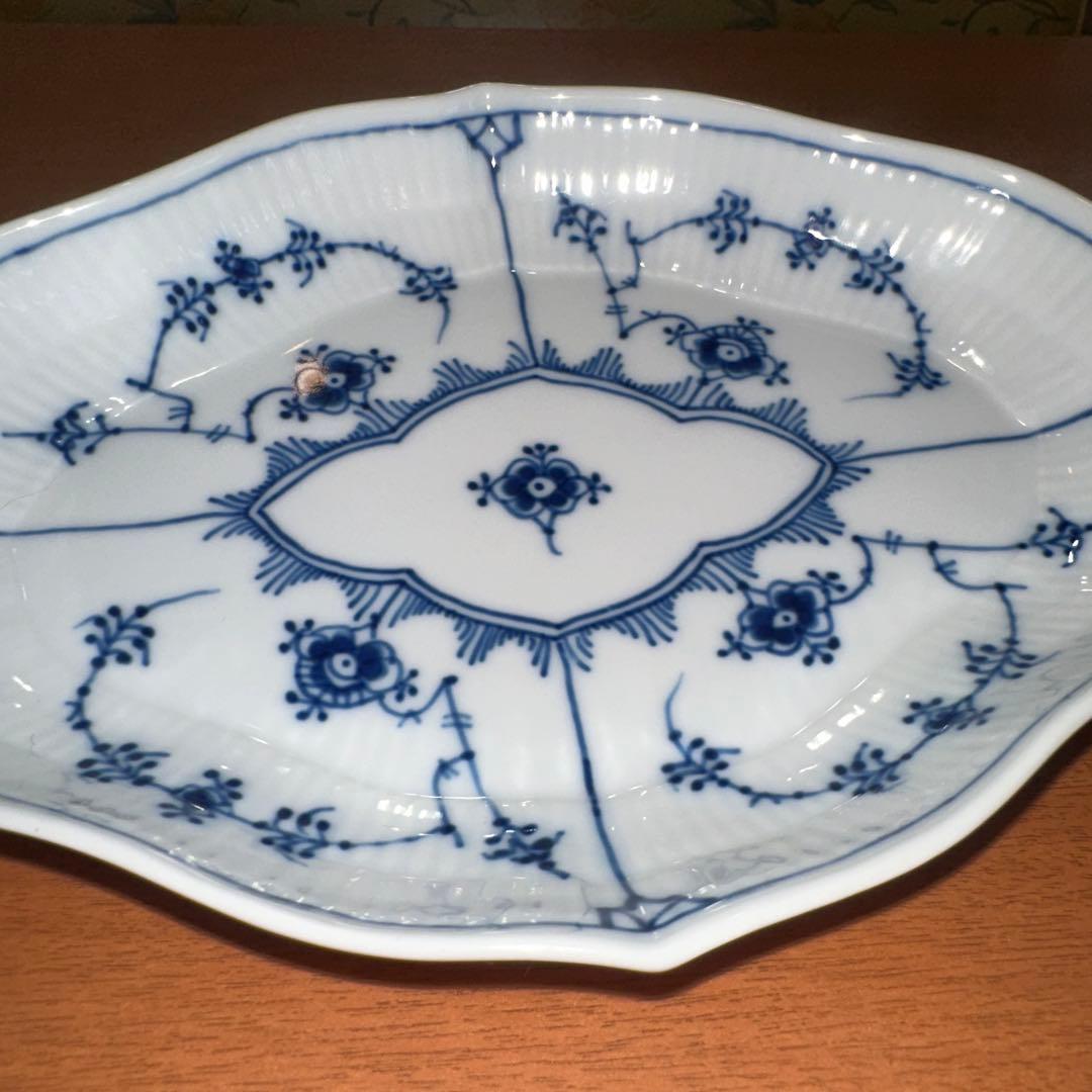 専用 ロイヤルコペンハーゲン ブルーフルーテッド プレイン 長期保管未使用 船形