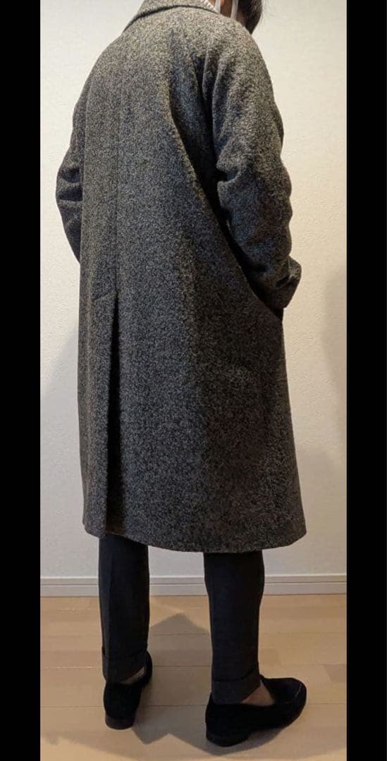 本日最終 Hevo イーヴォ BRINDISI ダブルブレストコート 46 干場