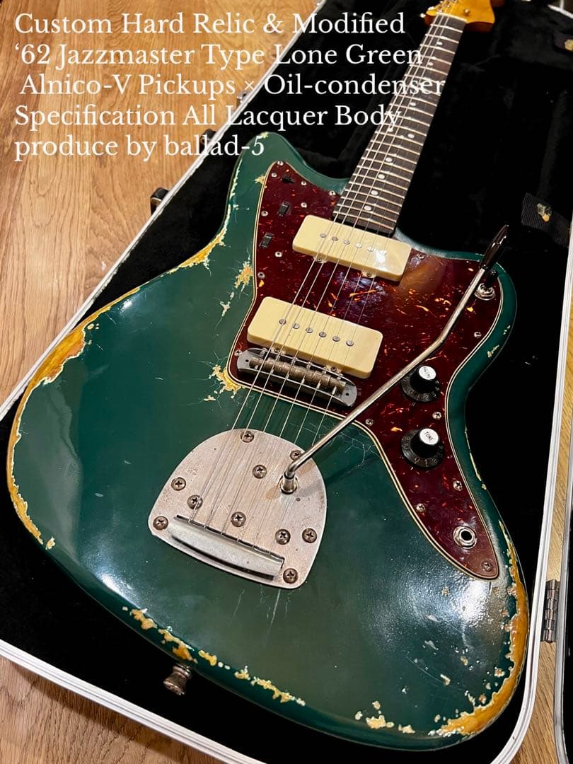 ハードレリック60sジャズマスタータイプ/オールラッカーボディ/アルニコPU