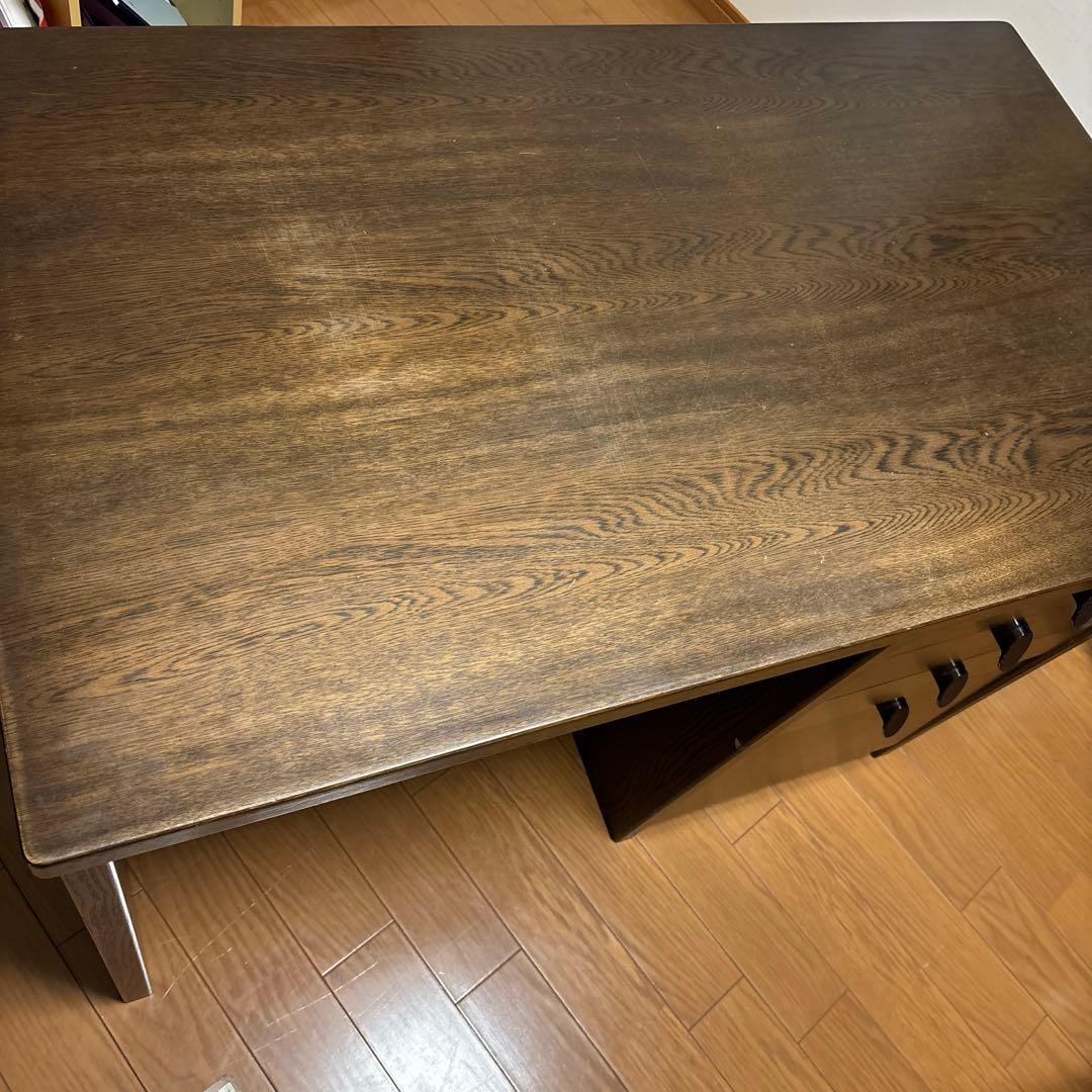 木製机　デスクワーク