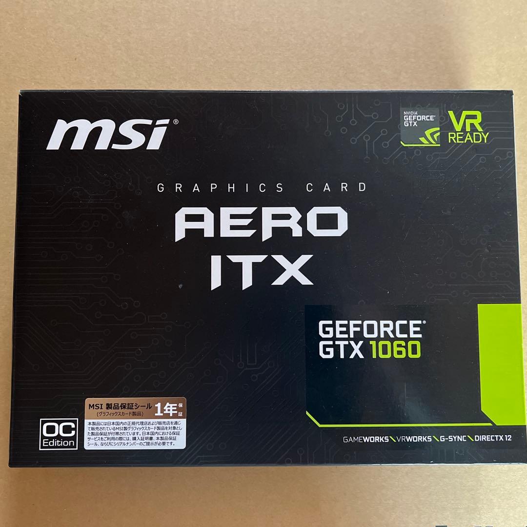 MSI GeForce GTX 1060 6GB おまけWi-Fi 6E付き