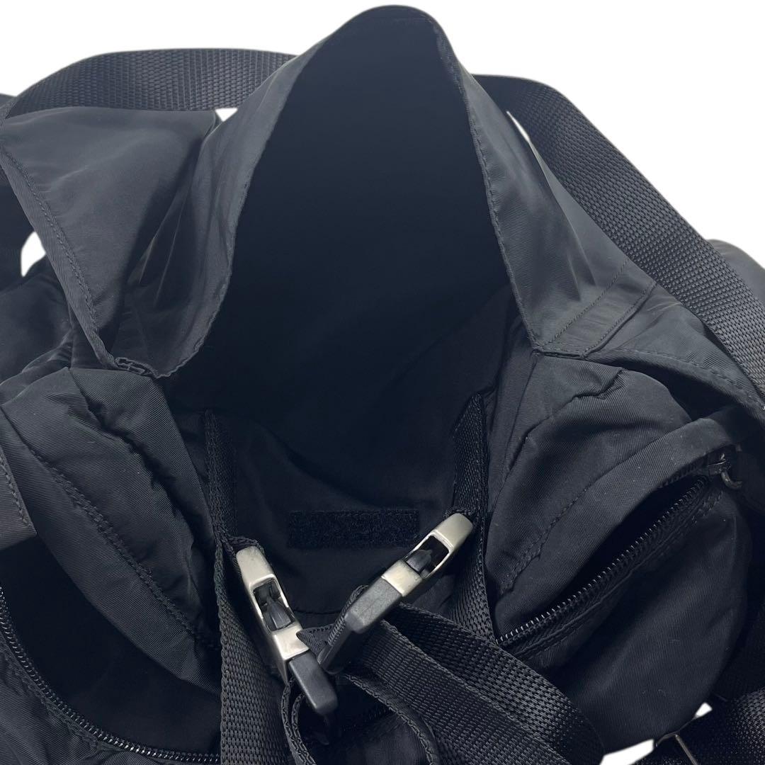 希少 PRADA 3WAY ウエストバッグ リュック ナイロン ボディ ブラック