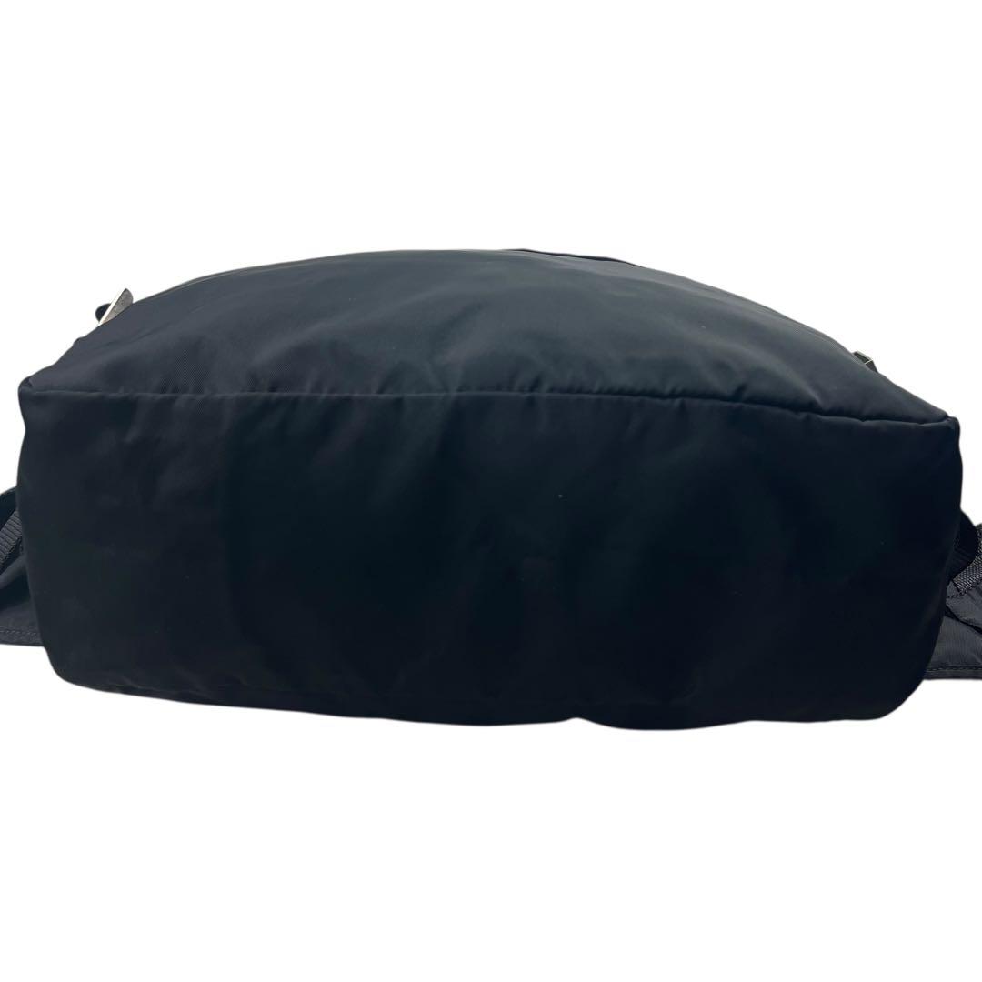 希少 PRADA 3WAY ウエストバッグ リュック ナイロン ボディ ブラック