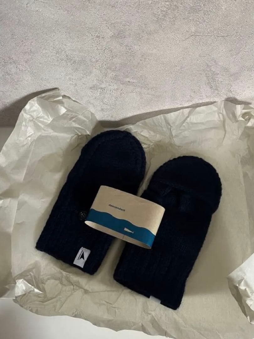 descendant ネイビー 手袋