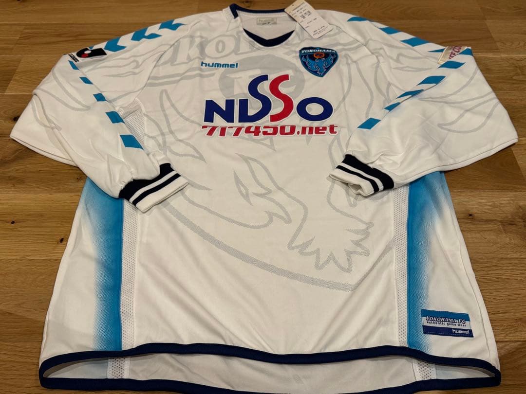 横浜FC選手支給用アウェイ長袖ユニフォーム Ｏサイズ 新品未使用