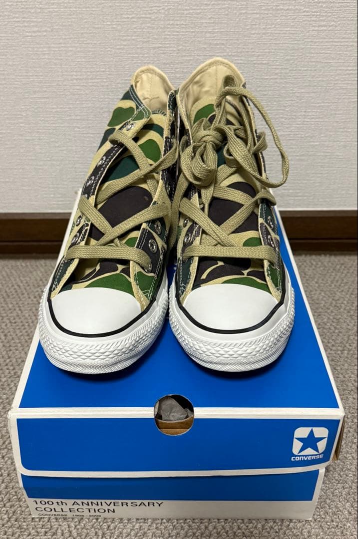 N*s様 コンバース100周年記念 オールスター83カモスウェード デッドストッ