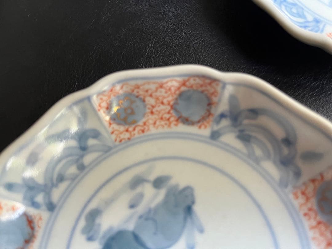 文青窯　文青　小皿　5枚　4寸皿　うさぎ