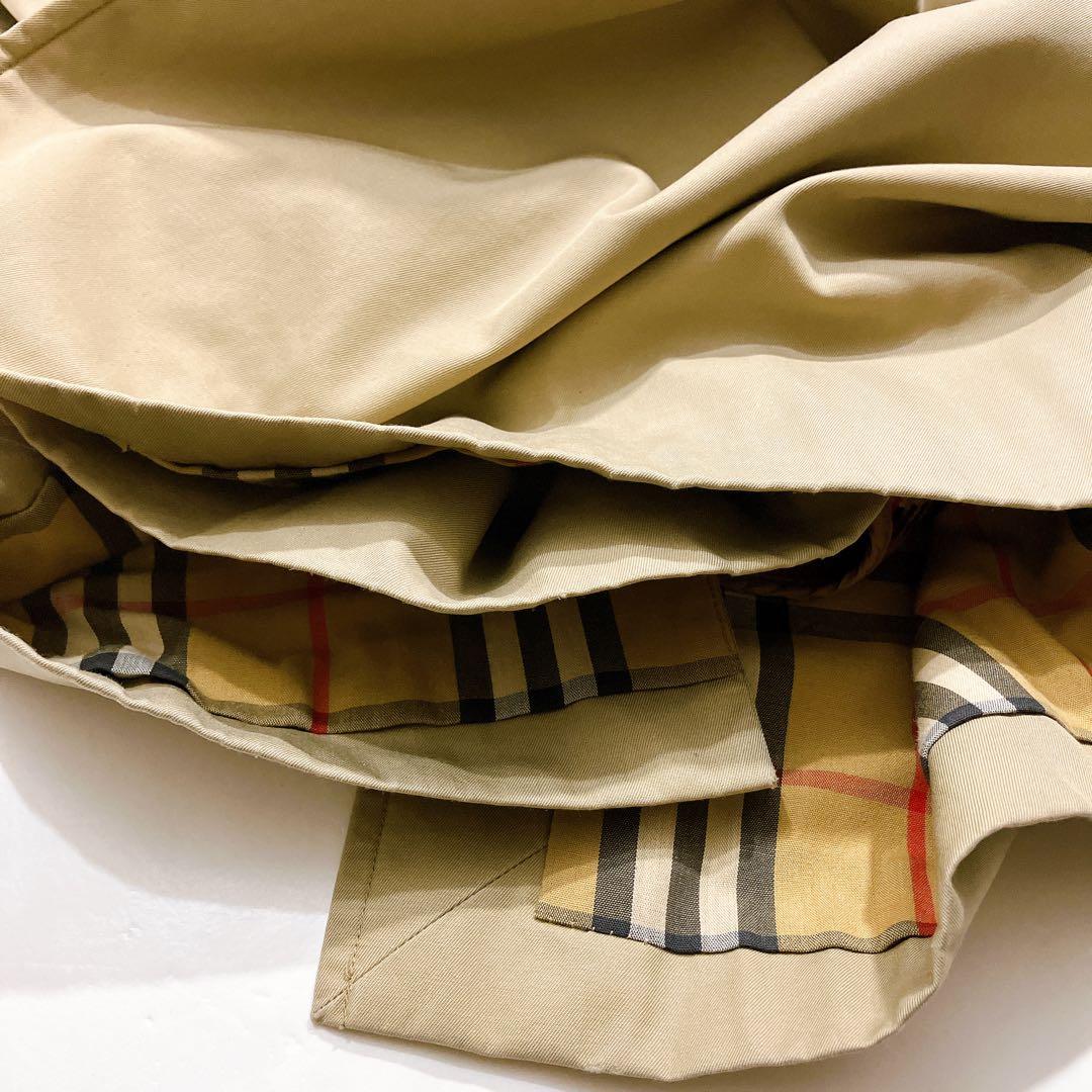 【逸品】バーバリーズ　ステンカラーコート　ハニーベージュ　ライナー付　XL相当